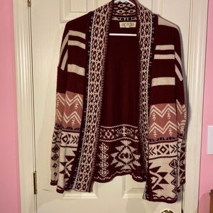Pink Rose Thick Cardigan